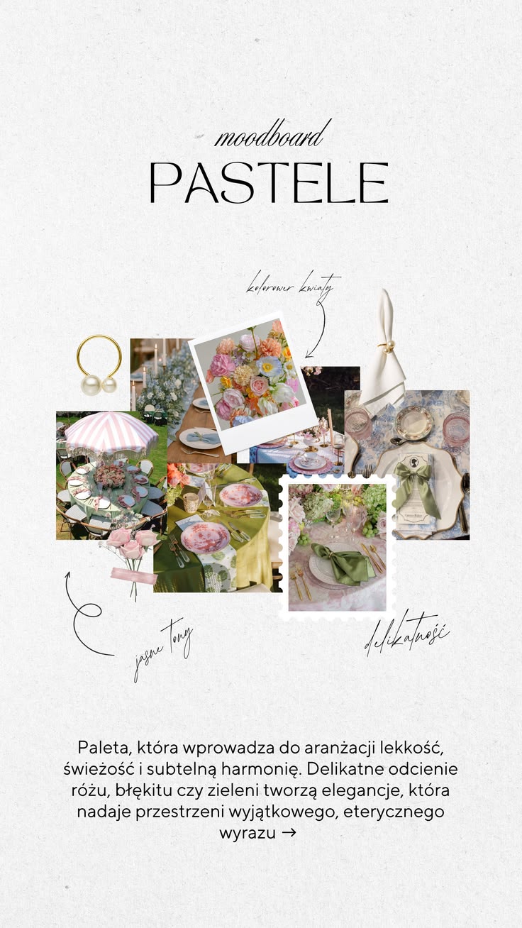 Moodboard pastel